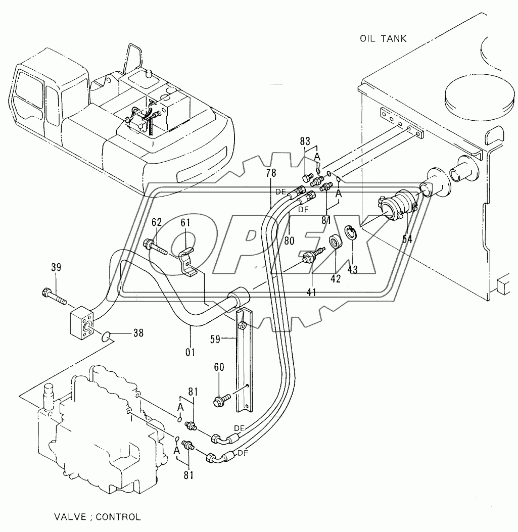 OIL COOLER PIPINGS (3)