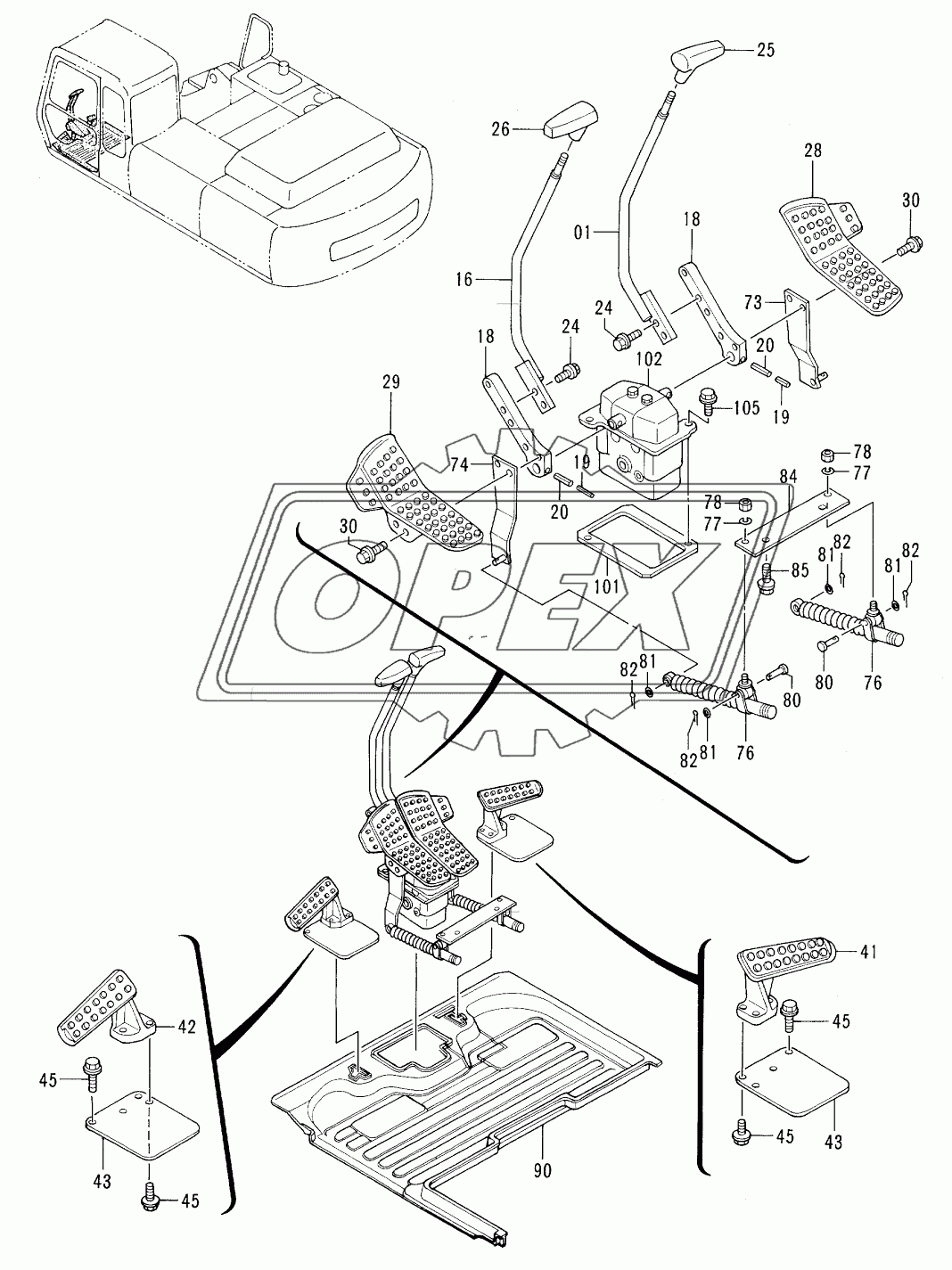 CONTROL LEVER (2)