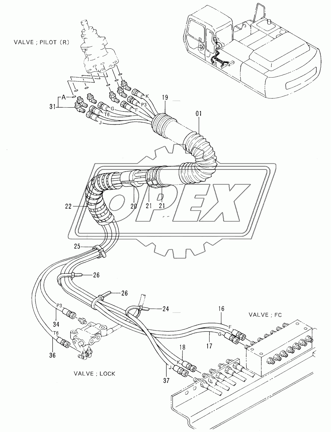 PILOT PIPINGS (5-2)(STD)