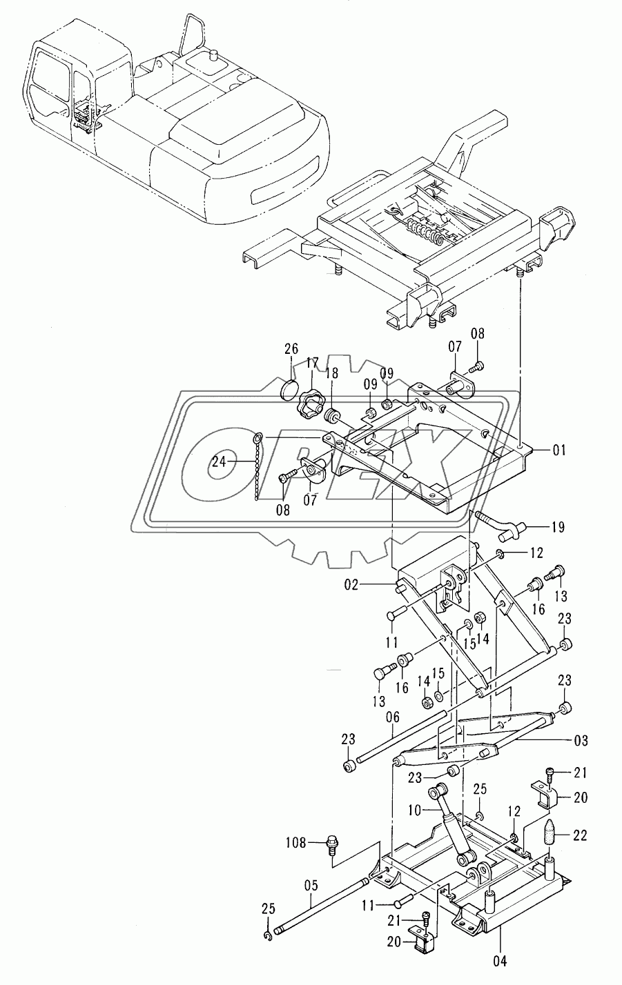 SEAT SUSPENSION (STD)