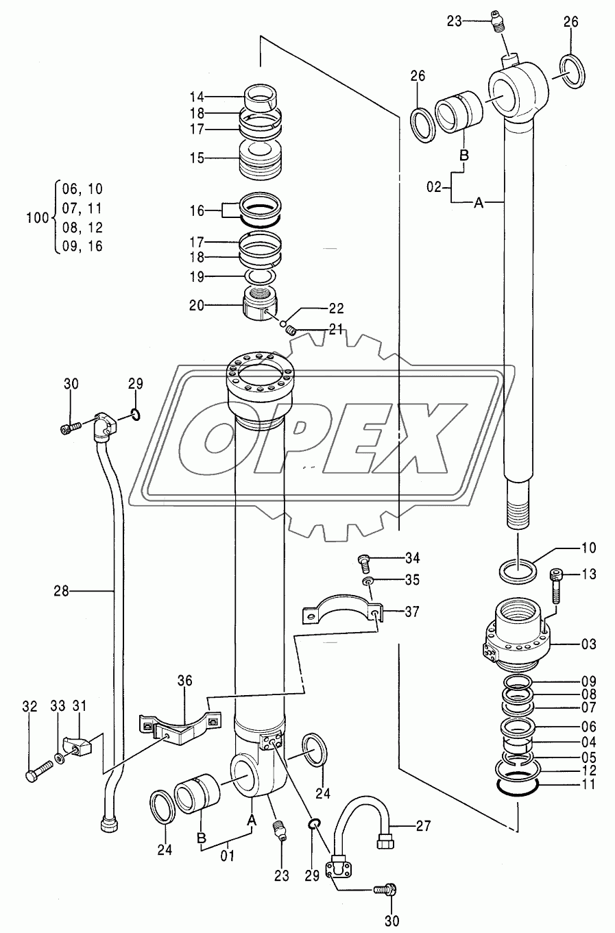 BUCKET CYLINDER <RIVER MAINTENANCE>