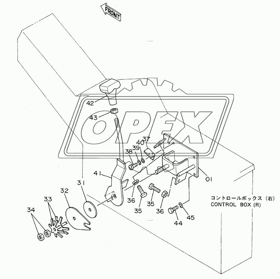 ENGINE CONTROL LEVER (1) 1