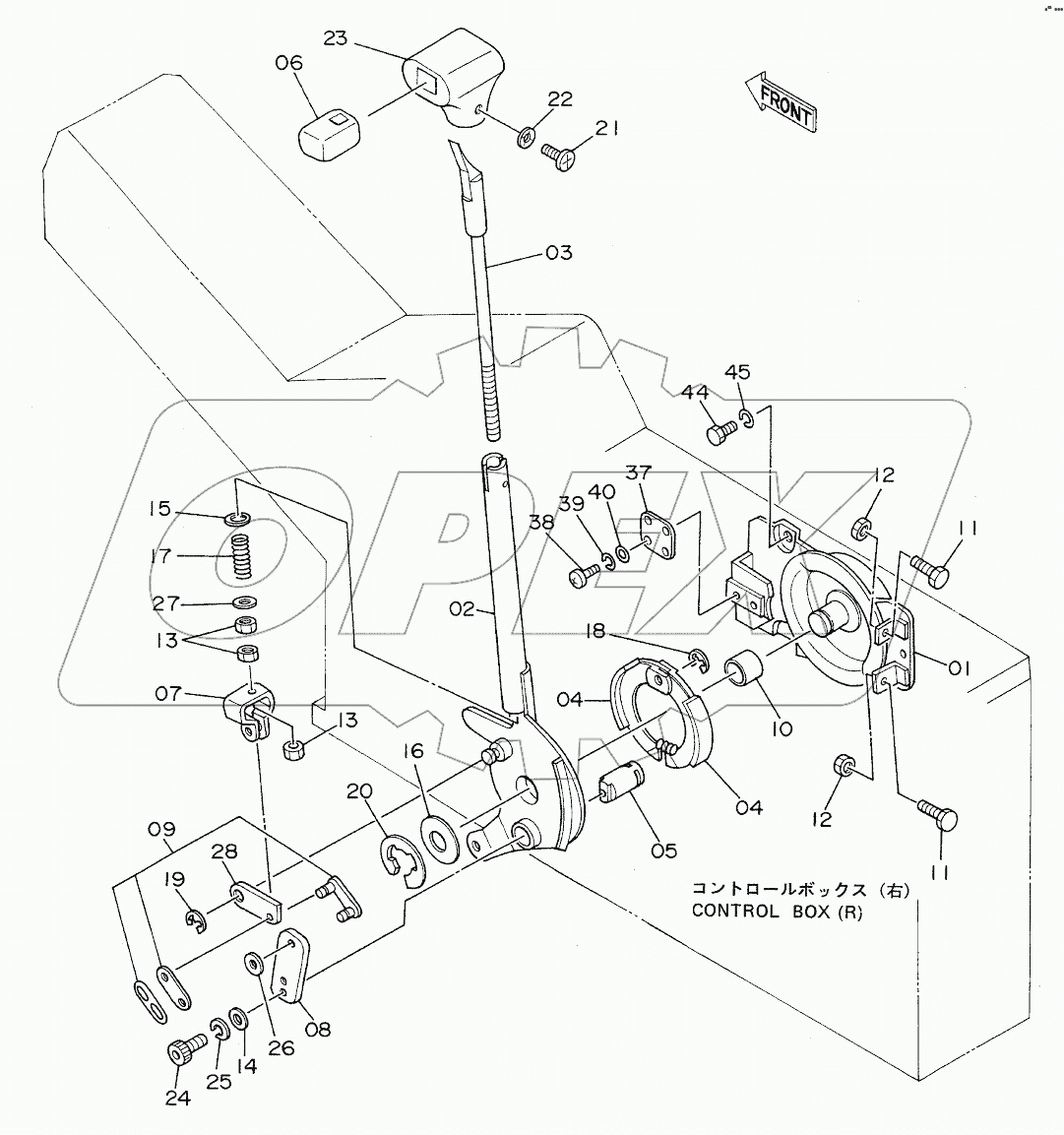 ENGINE CONTROL LEVER (1)