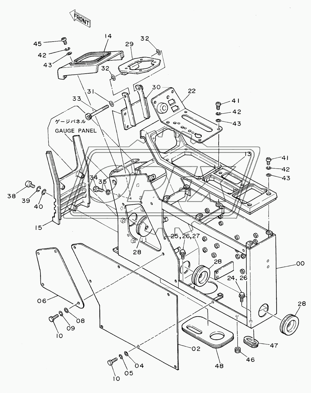 CONTROL BOX (R) <SDX>