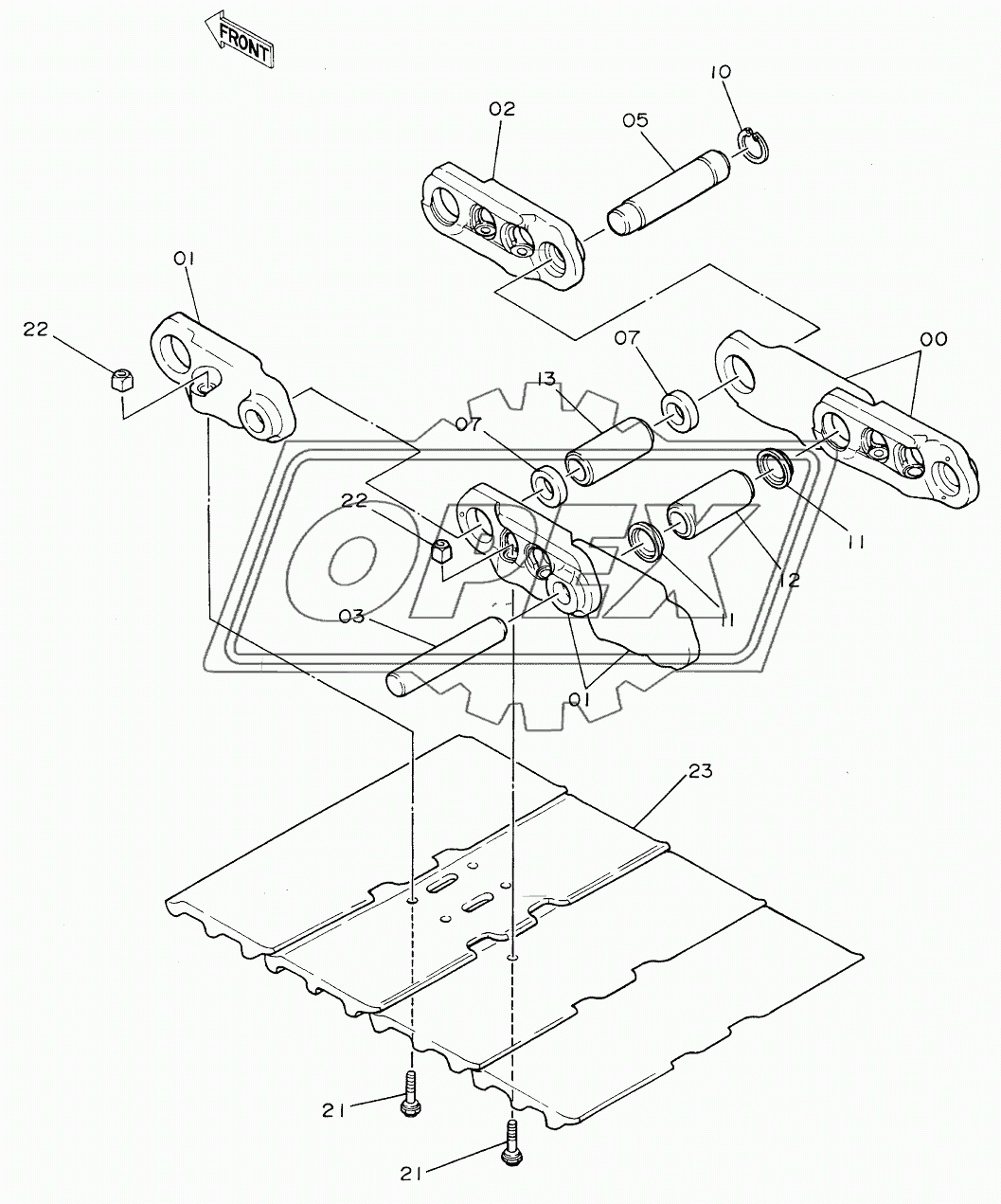 TRACK-LINK 600G (STD.  TRACK)