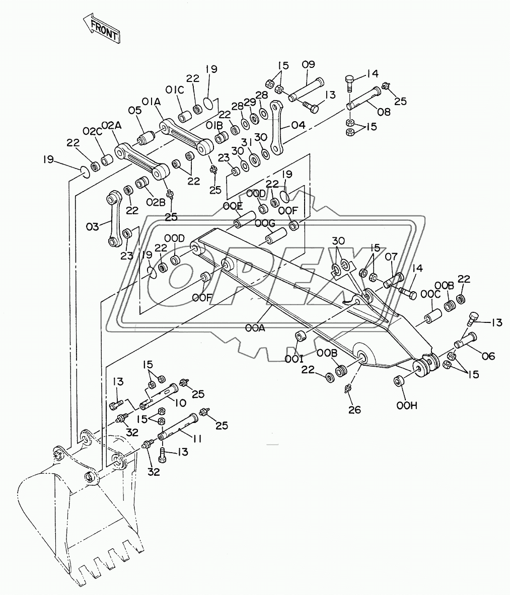 STD.ARM 3.2M <EX300, EX300LC>