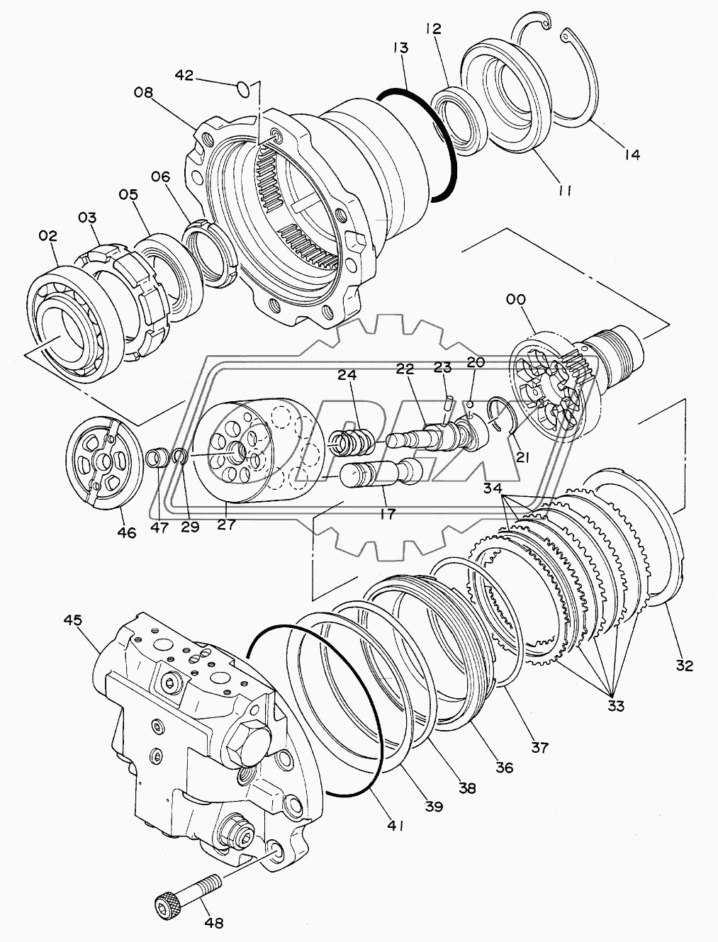 MOTOR,OIL (TRAVEL) 1