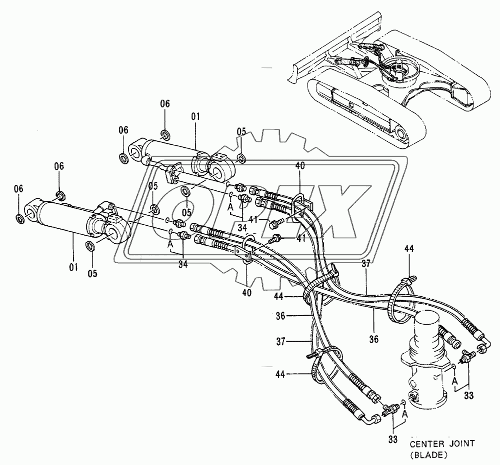 Blade Pipings (Undercarriage)