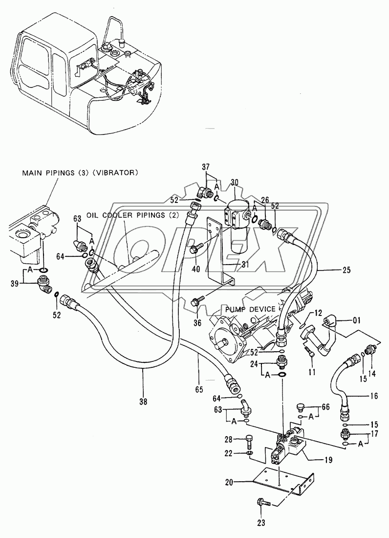 Main Pipings (2) (Vibrator)