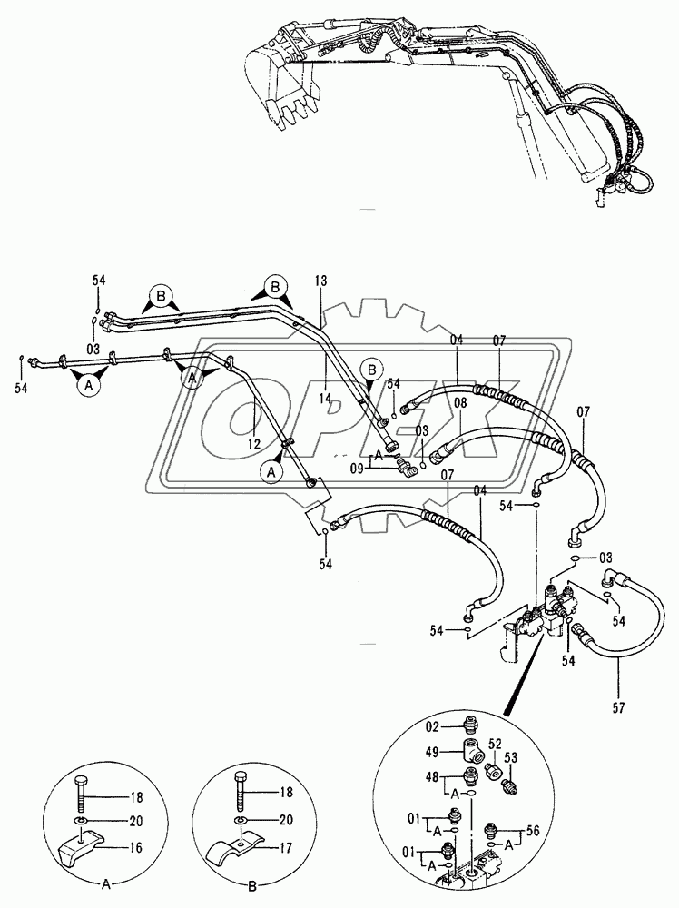 Front Pipings (Long Arm 1) (Vibrator)