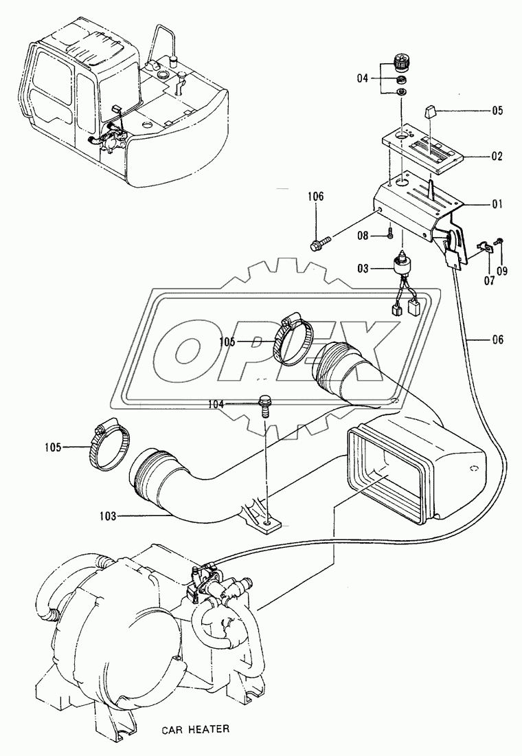 Car Heater Parts