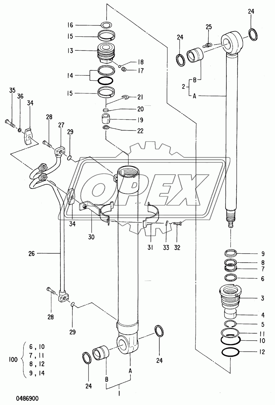 CYL. ARM (OFFSET BOOM) 4295802