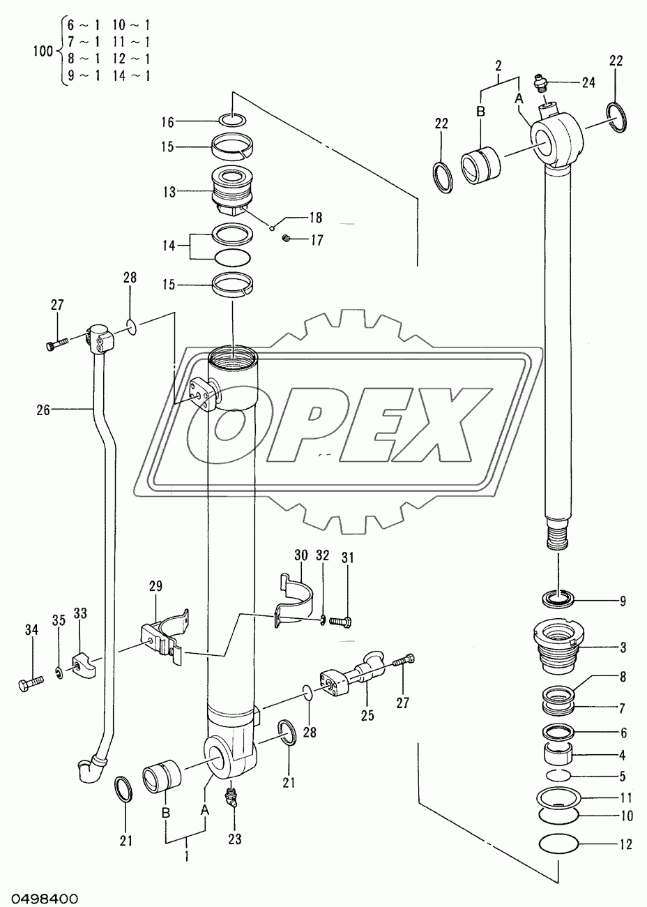 CYL. BUCKET (SHORT REACH) 4317389