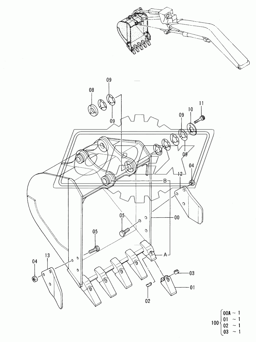 BUCKET (0.3)<SHORT REACH>