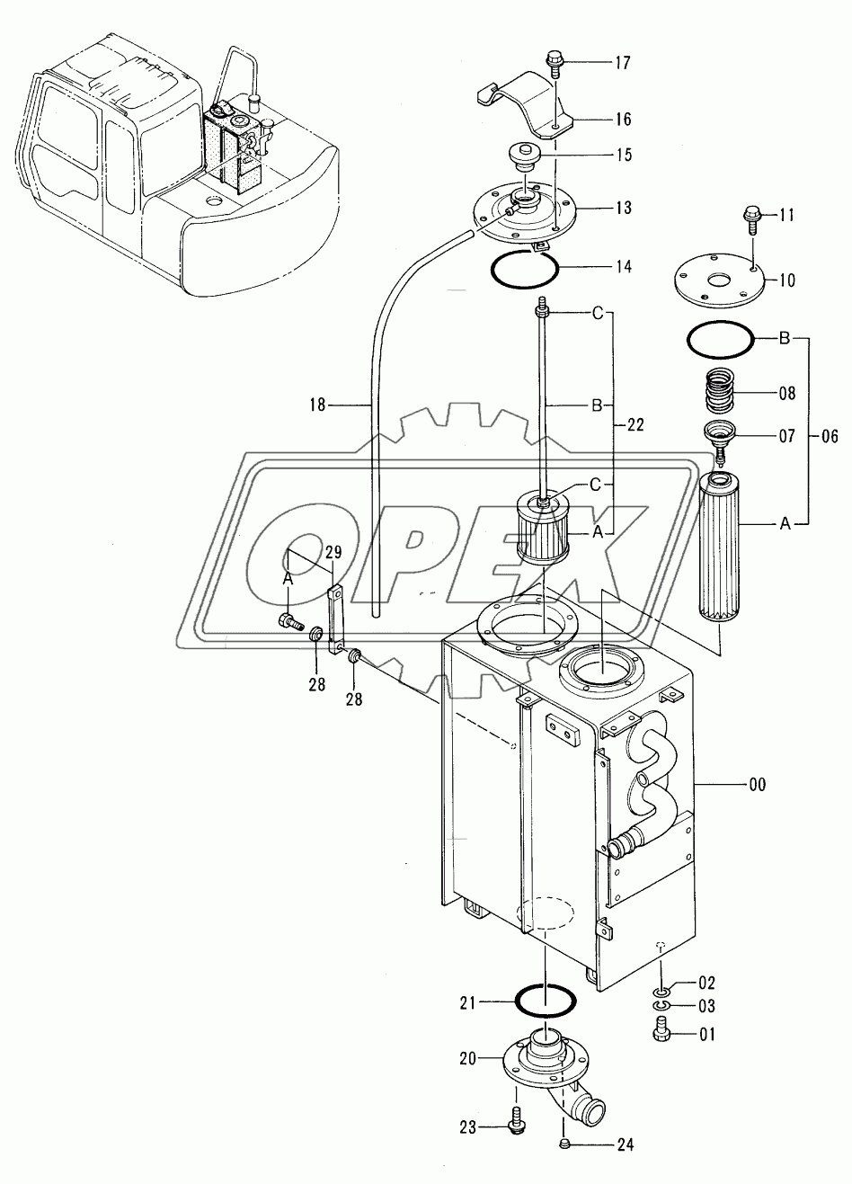 OIL TANK <VIBRATOR>