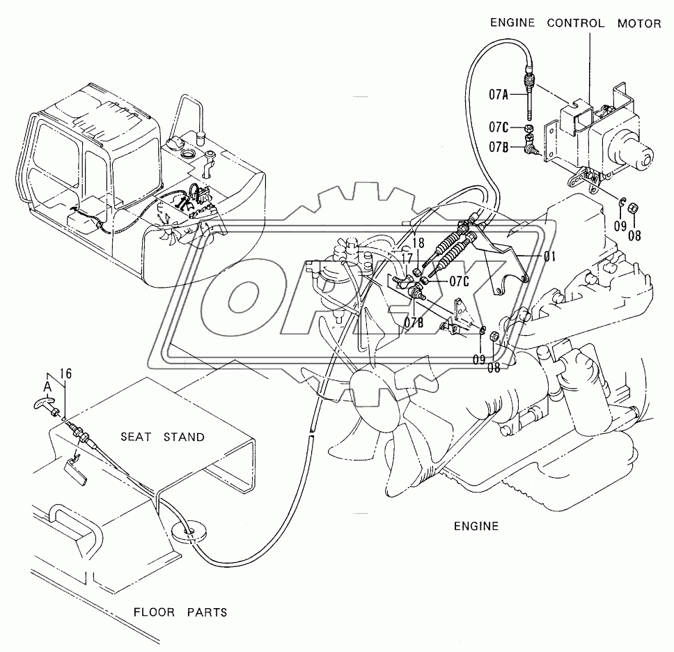 ENGINE CONTROL CABLE