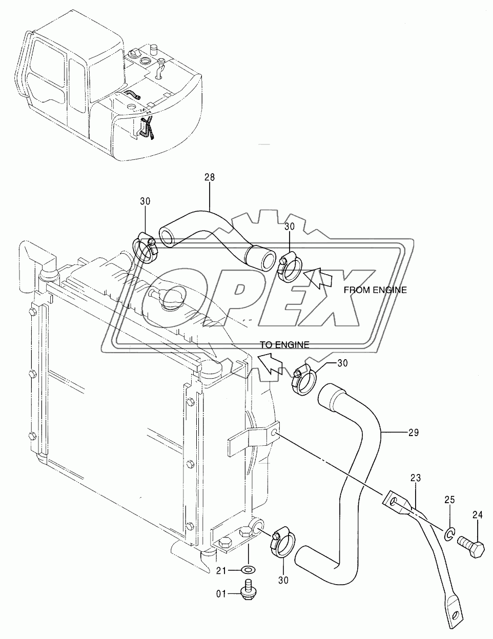 RADIATOR SUPPORT