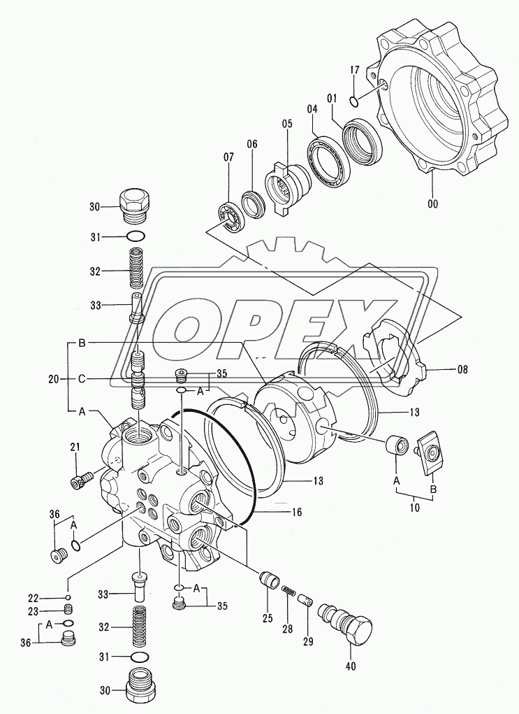 OIL MOTOR (TRAVEL)