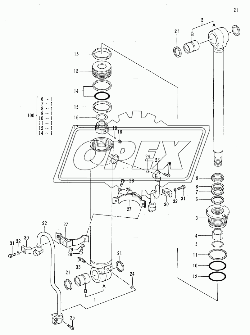 BOOM CYLINDER <SUPER SHORT EARCH>