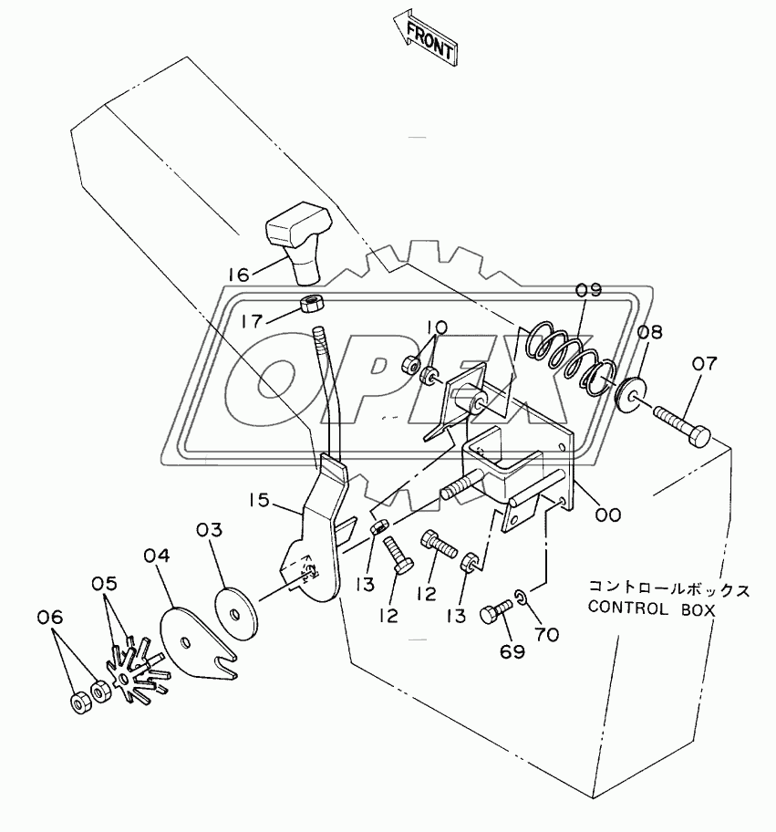 ENGINE CONTROL LEVER (1) 1