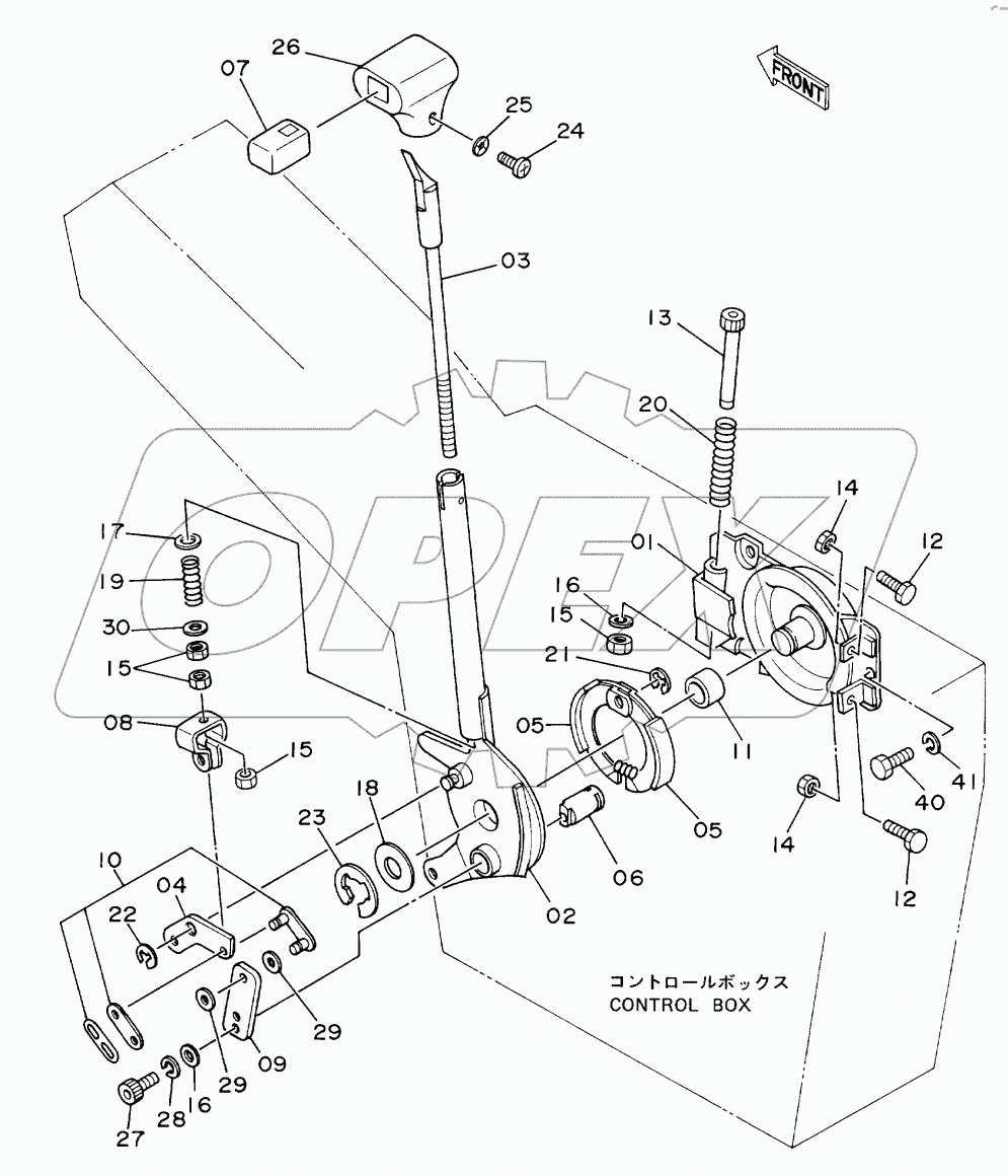 ENGINE CONTROL LEVER (1)