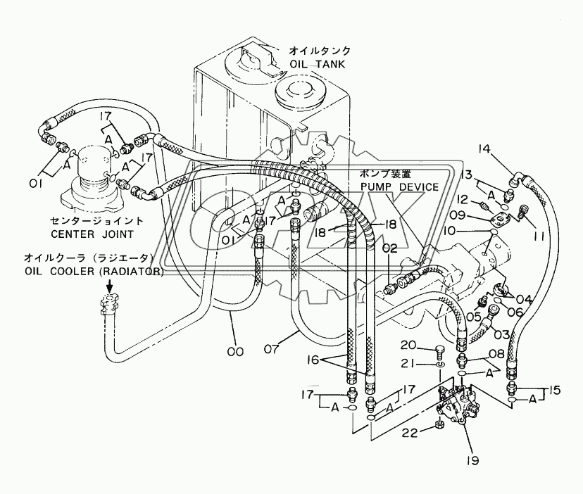 BLADE PIPINGS (UPPERSTRUCTURE)