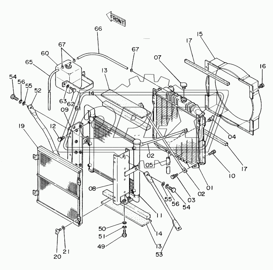 RADIATOR (WAVY FIN)