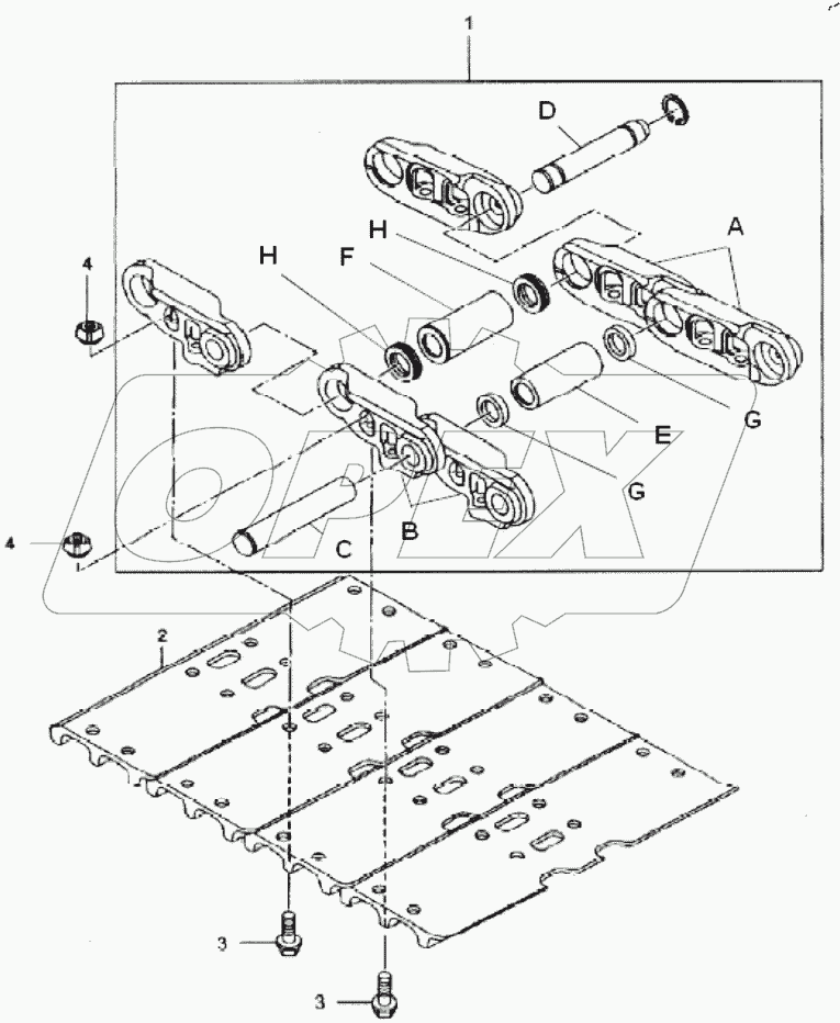  TRACK CHAIN ASSEMBLY