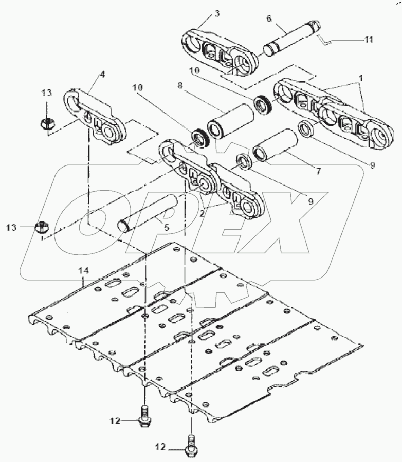  TRACK CHAIN ASSEMBLY