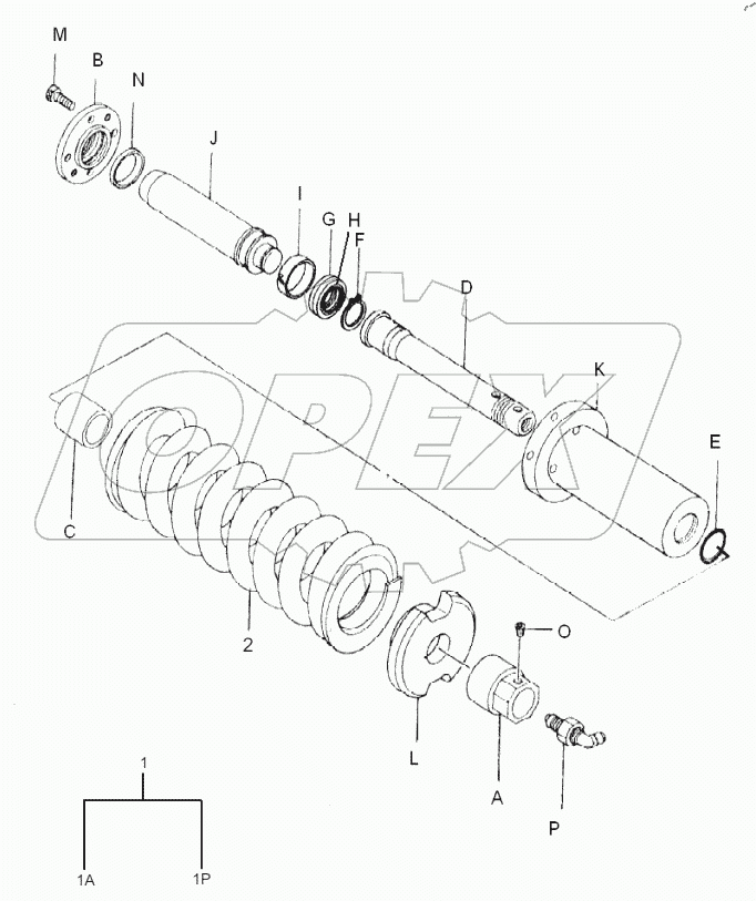  TRACK ADJUSTER ASSEMBLY