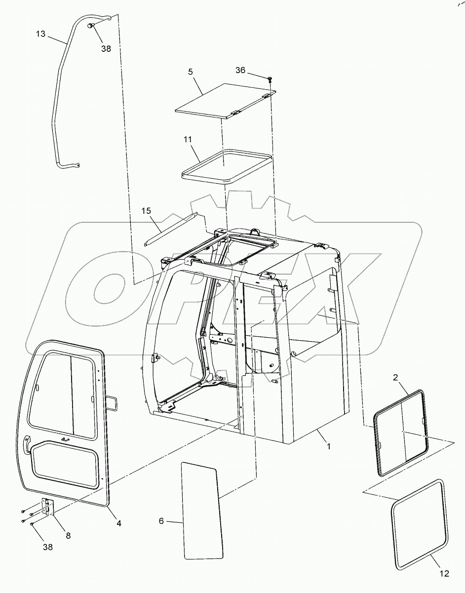  CABIN ASSEMBLY WELDMENT