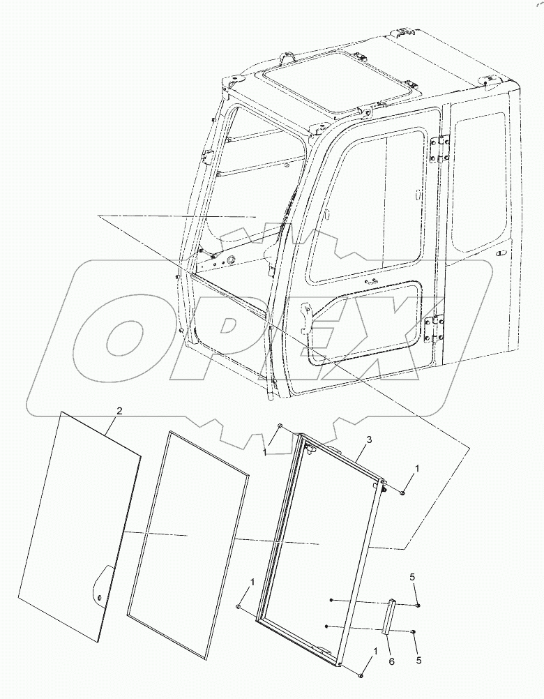  FRONT MOVABLE WINDOW ASSEMBLY