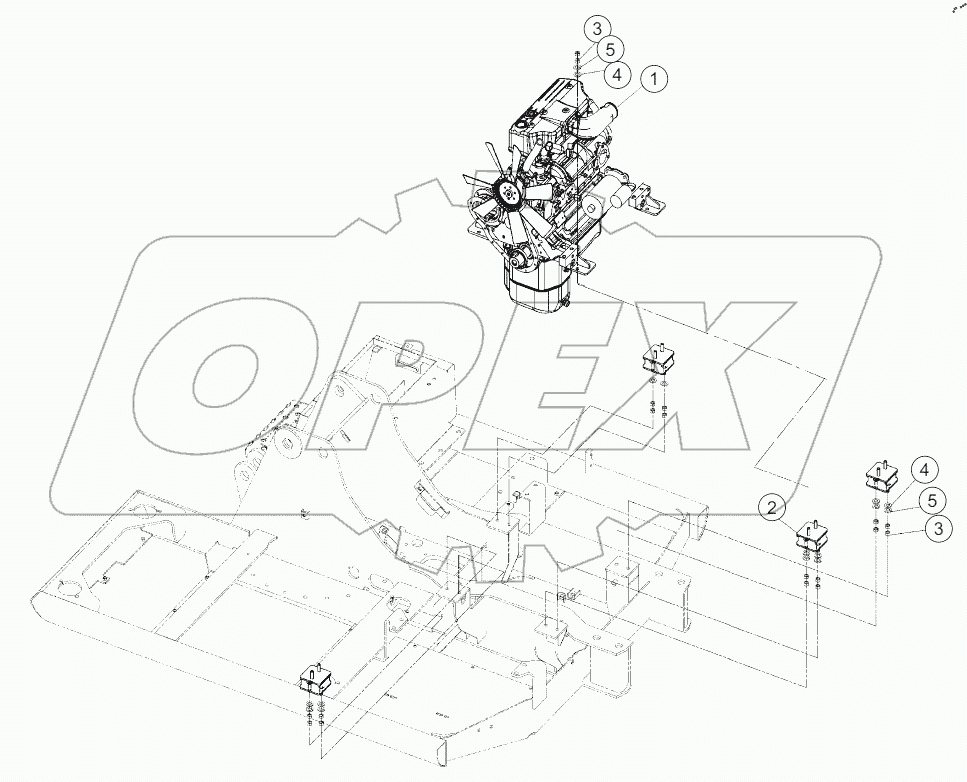  ENGINE MOUNTING ASSEMBLY