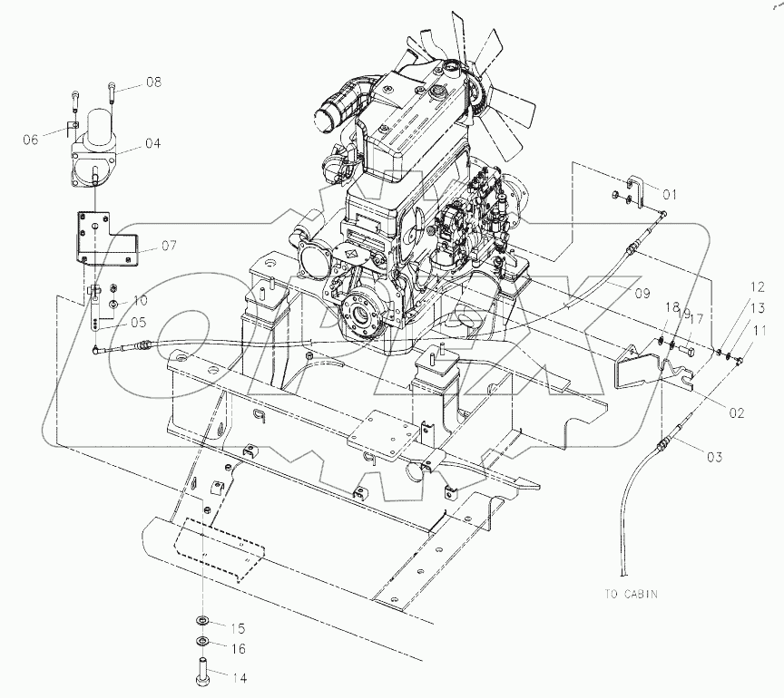  ENGINE CONTROL ASSEMBLY