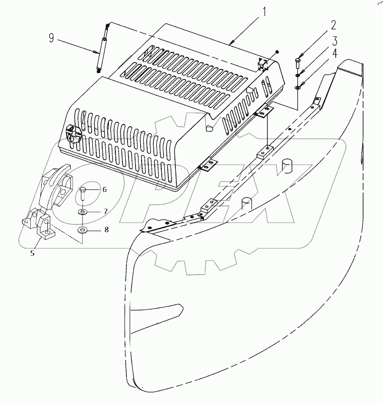  ENGINE COVER ASSEMBLY