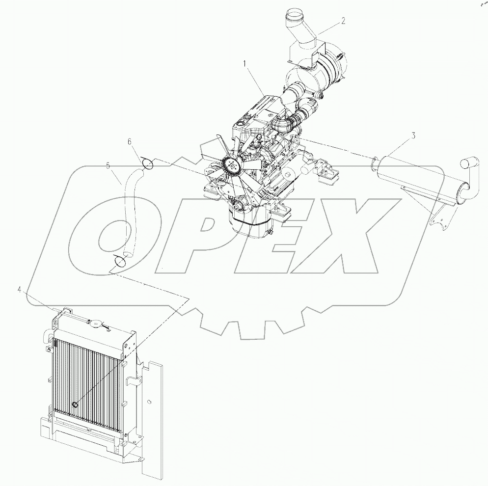  ENGINE AND ROC ASSEMBLY