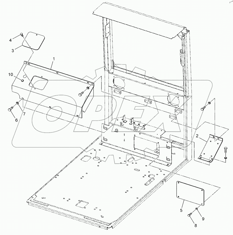  REAR TRAY ASSEMBLY