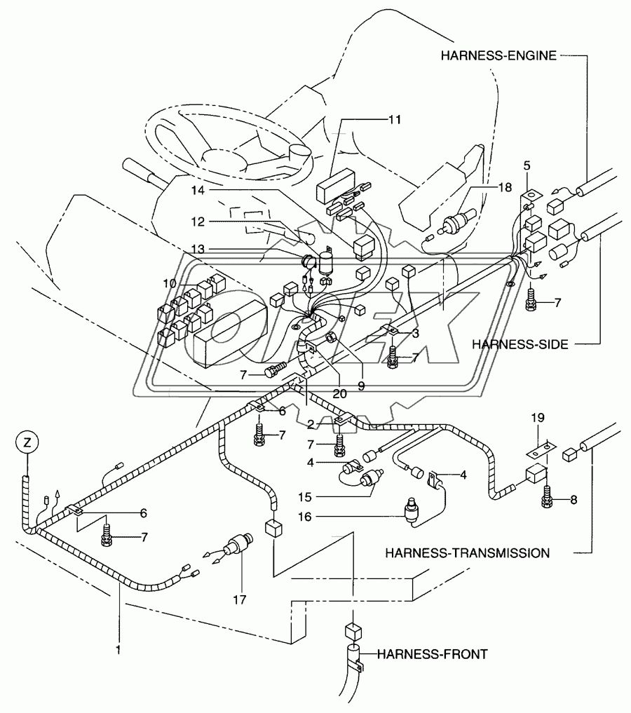 Wiring(cockpit)(1/2)(2101-)