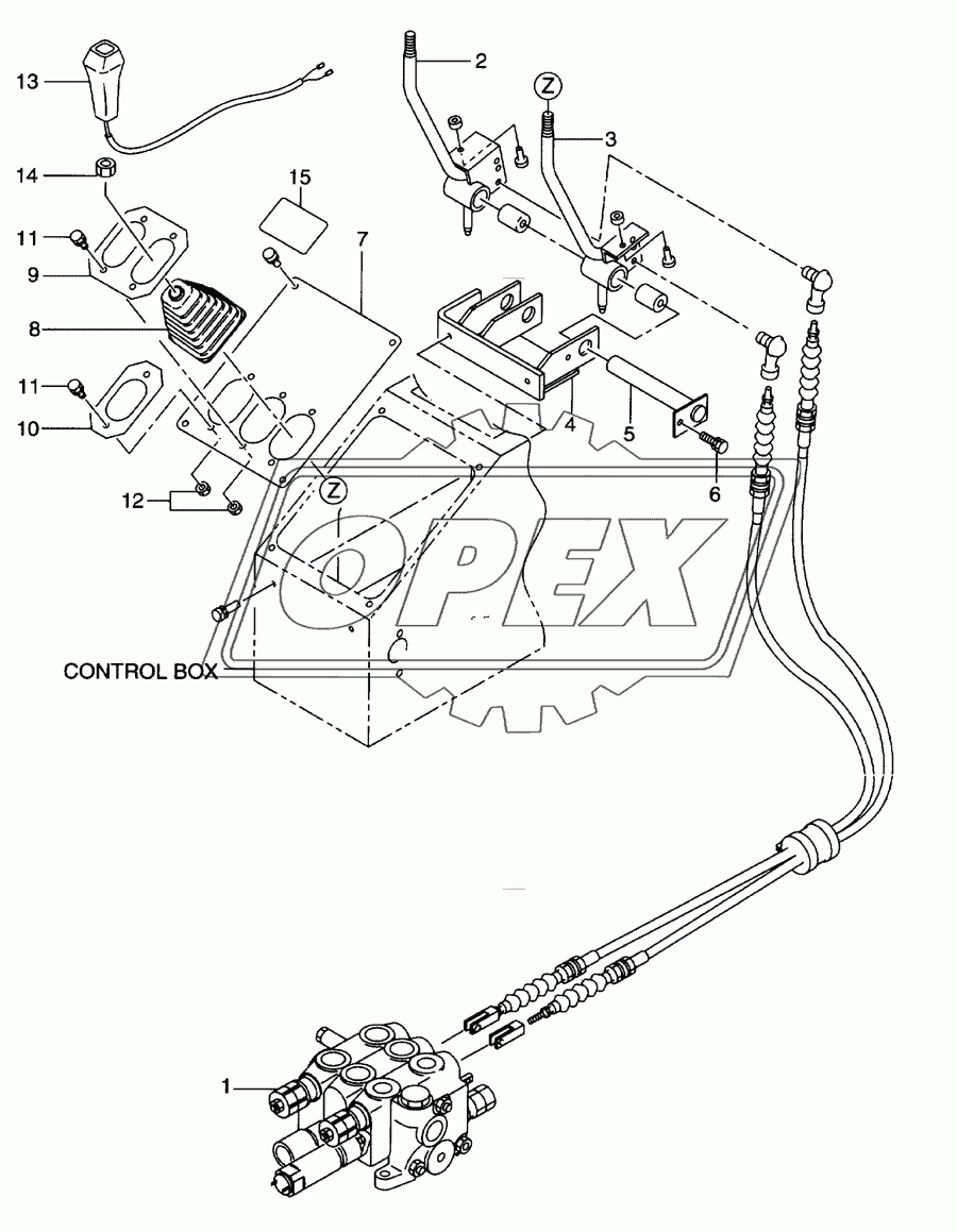 Lever kit(LK2001-648)(OP)