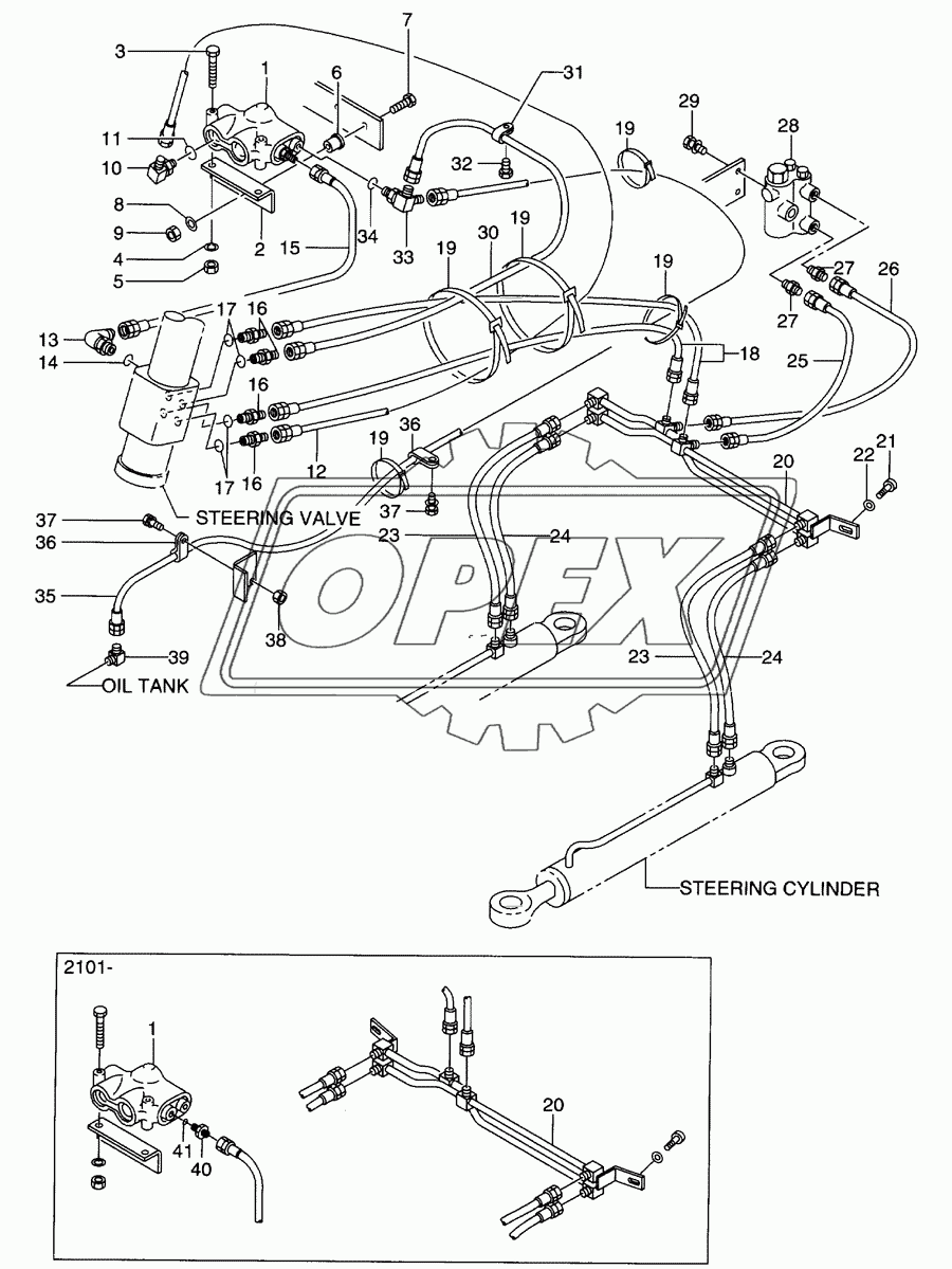 Hydraulic line(steering)