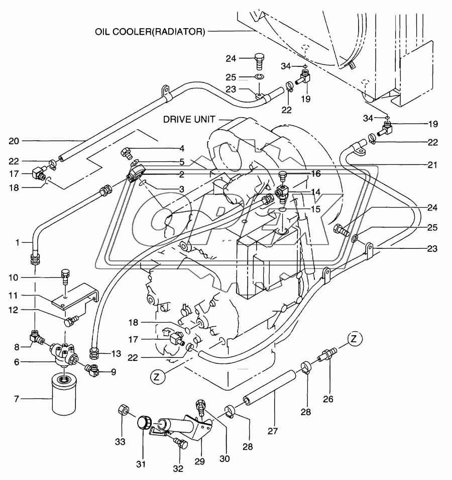 Hydraulic line(transmission)