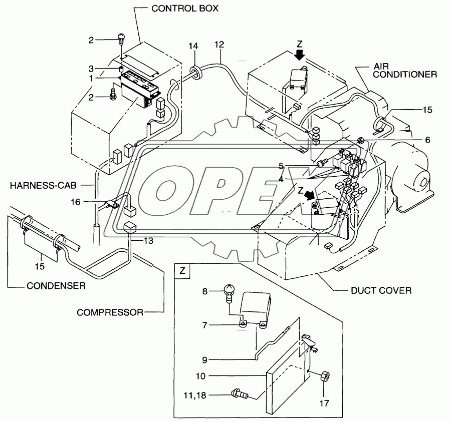 Air conditioner (electrical parts)