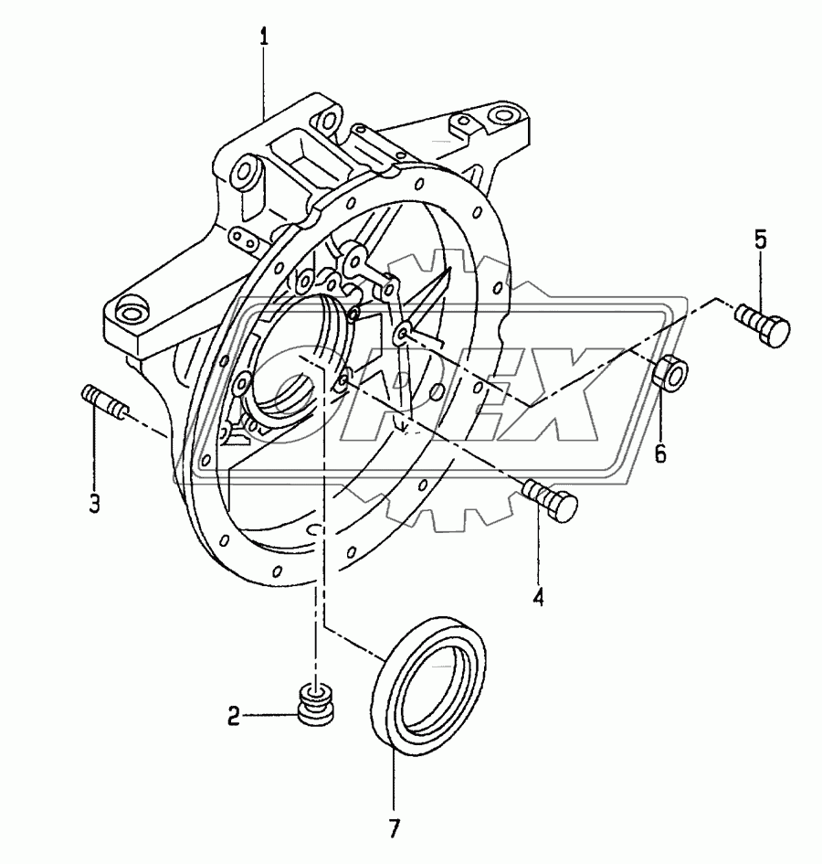 Flywheel housing