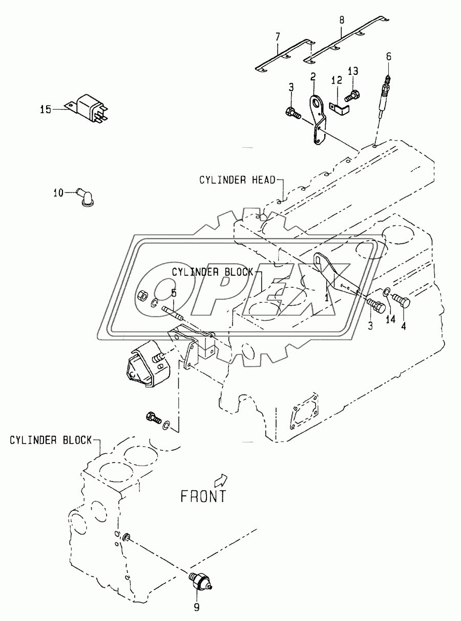 Electrical parts & hanger