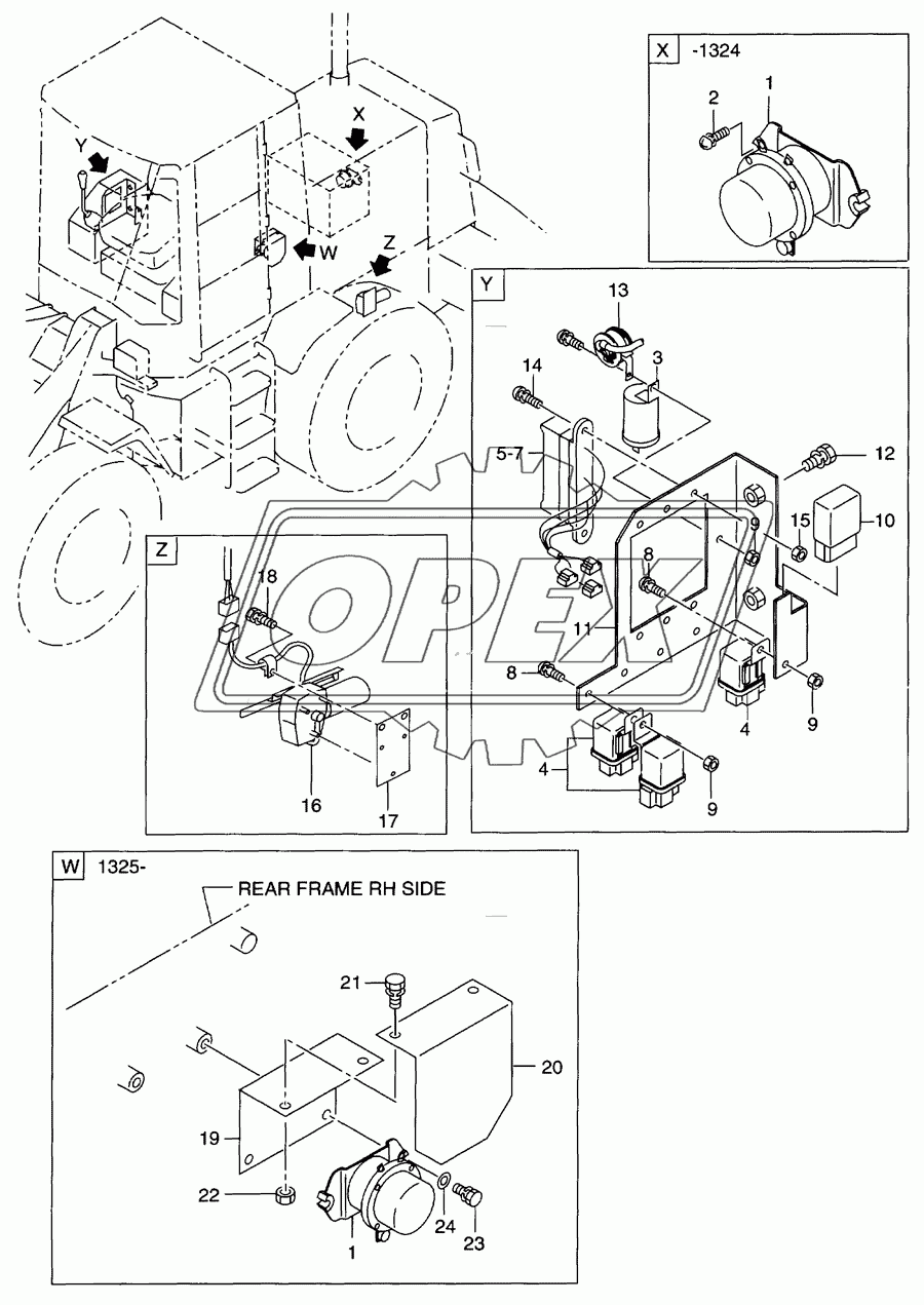 Electrical parts(relay&motor)(-2100)