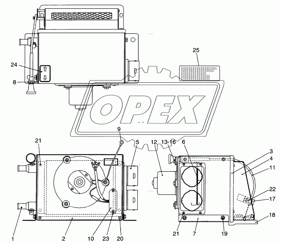 Heater unit(HR40QA-648)(OP)