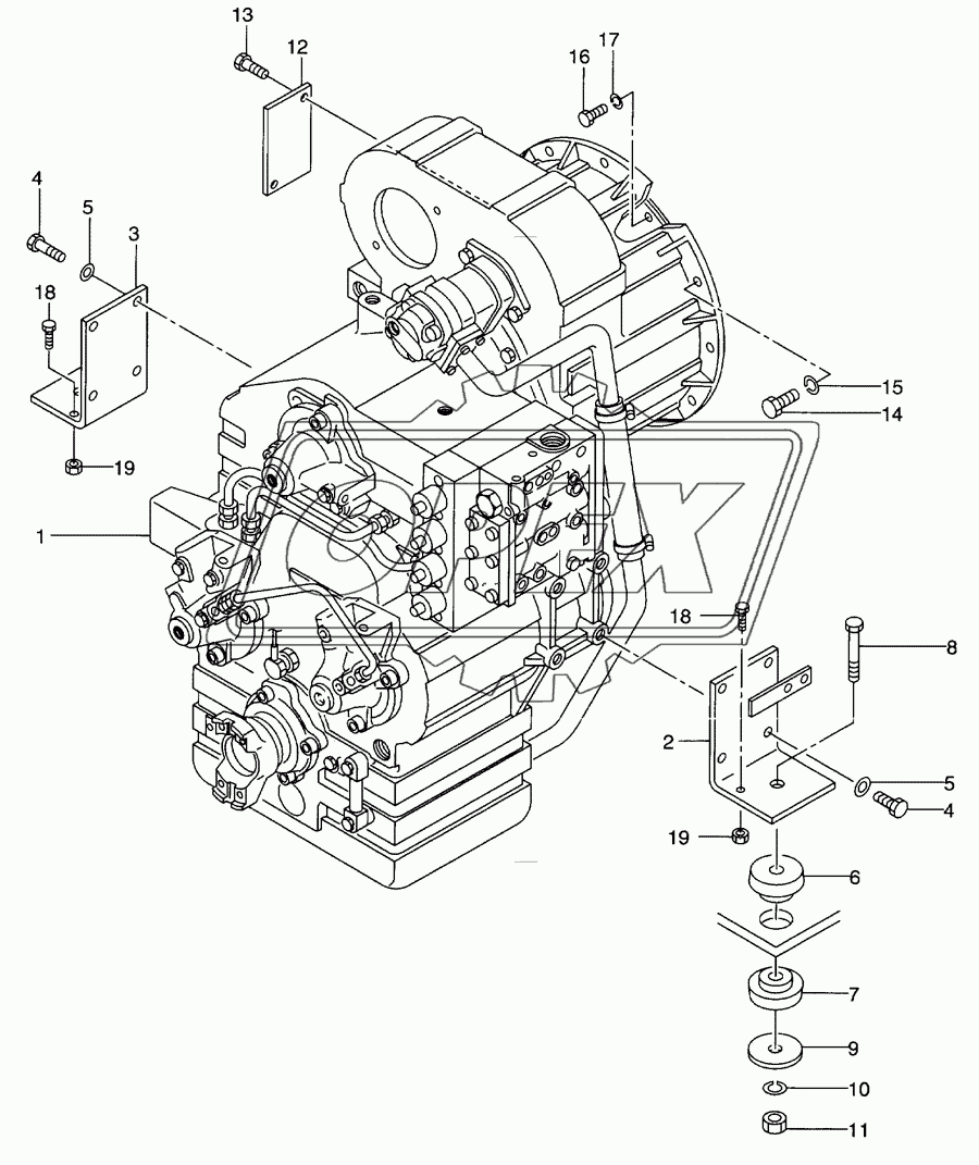 Drive unit mount