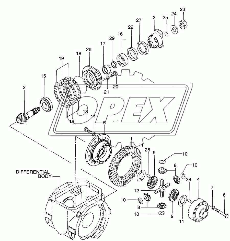 Drive axle - front(3/3)