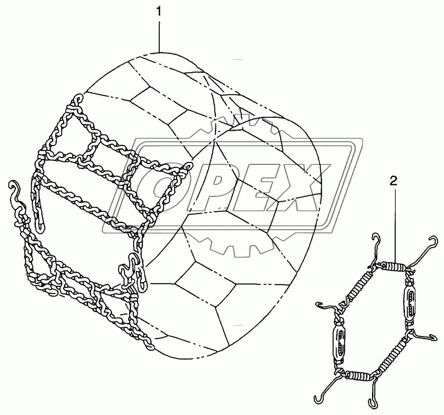 Tire chain(TC003-648)(OP)