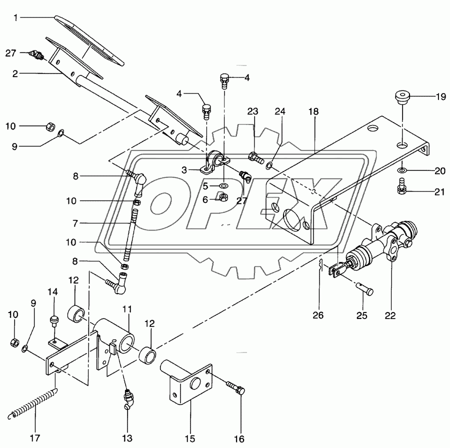 Brake pedal